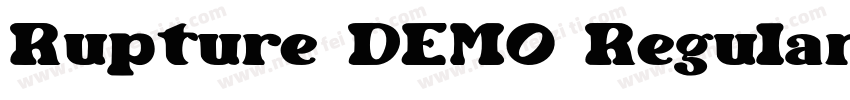 Rupture DEMO Regular字体转换